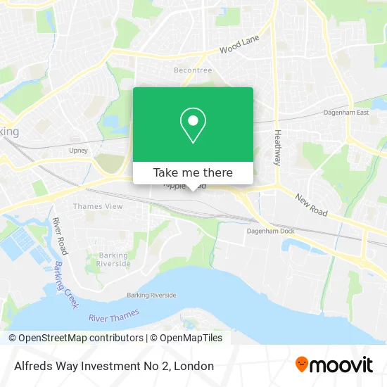 Alfreds Way Investment No 2 map