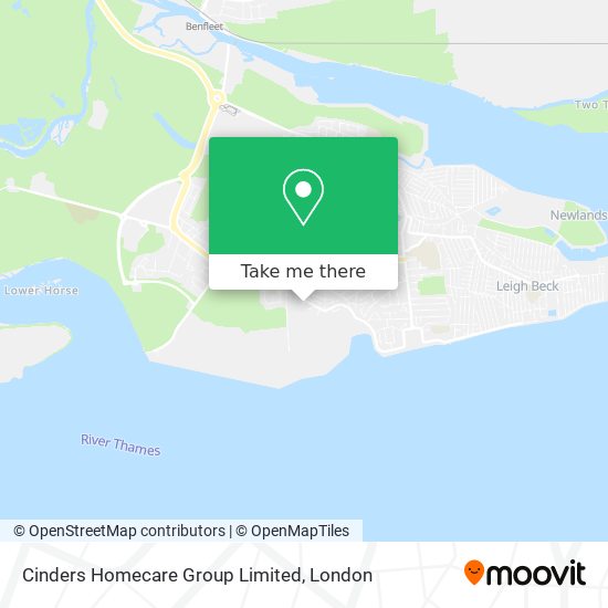 Cinders Homecare Group Limited map