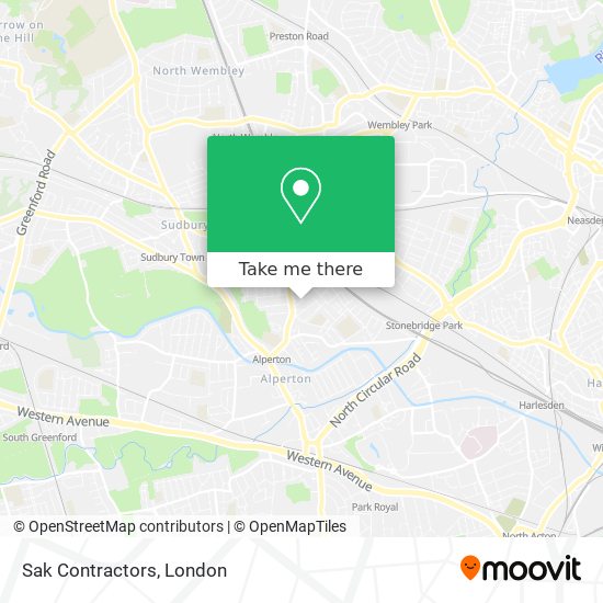 Sak Contractors map