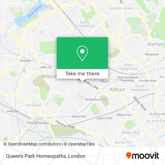 Queen's Park Homeopaths map