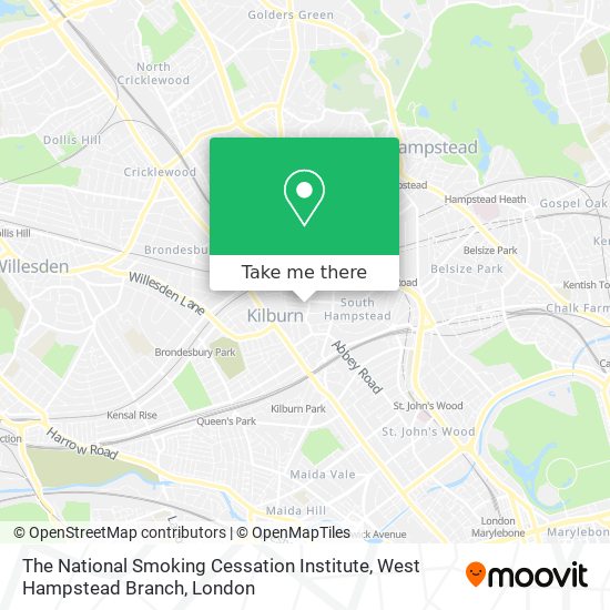 The National Smoking Cessation Institute, West Hampstead Branch map