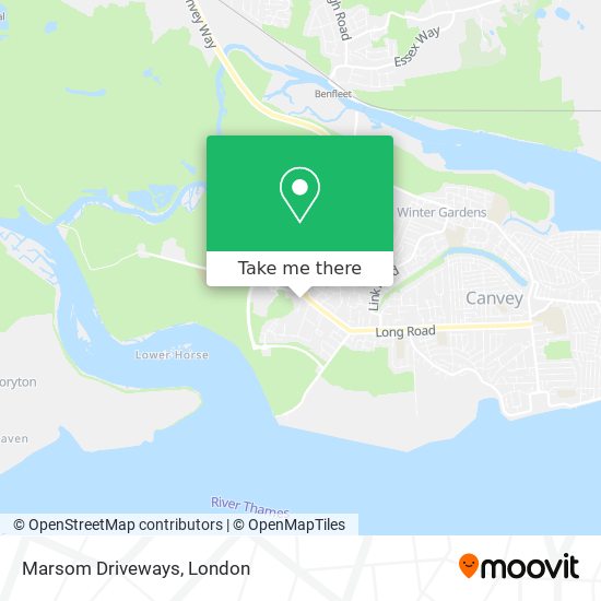 Marsom Driveways map