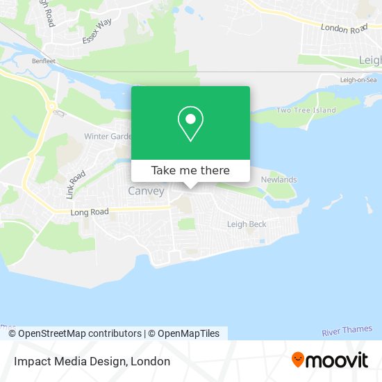 Impact Media Design map