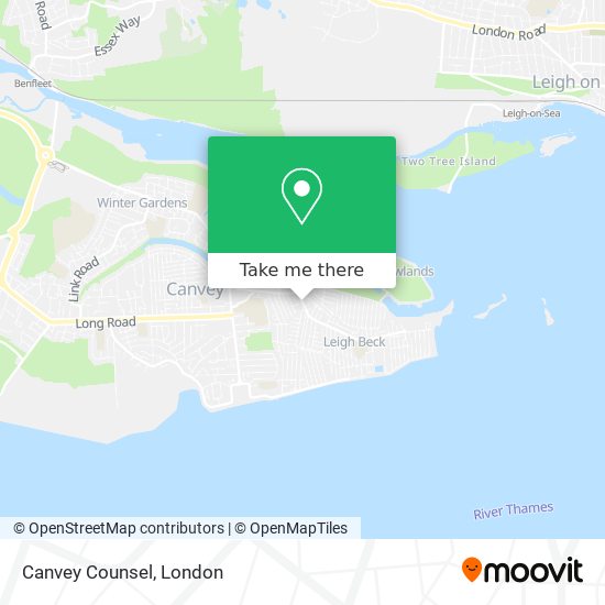 Canvey Counsel map