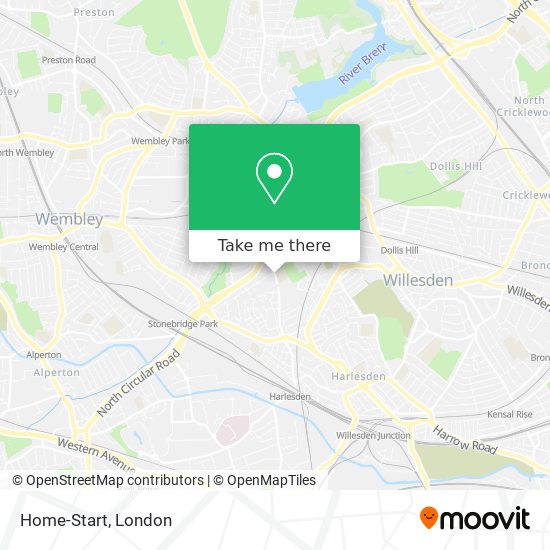 Home-Start map