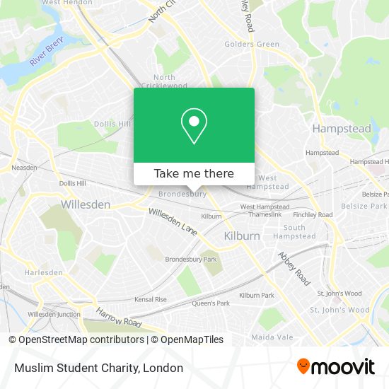 Muslim Student Charity map