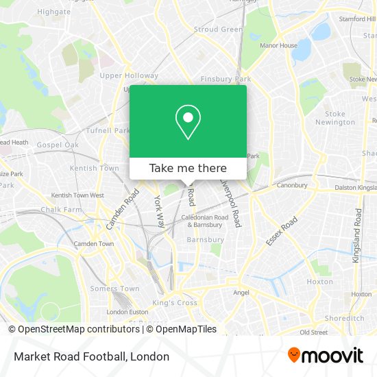 Market Road Football map