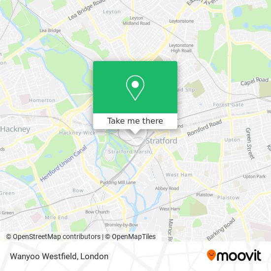 Wanyoo Westfield map