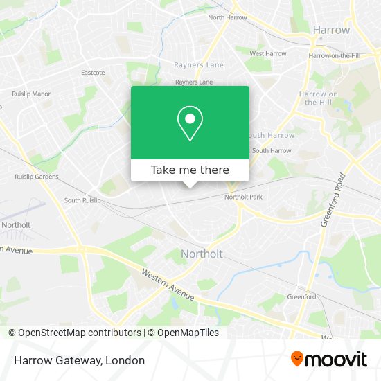 Harrow Gateway map