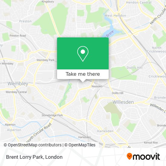Brent Lorry Park map