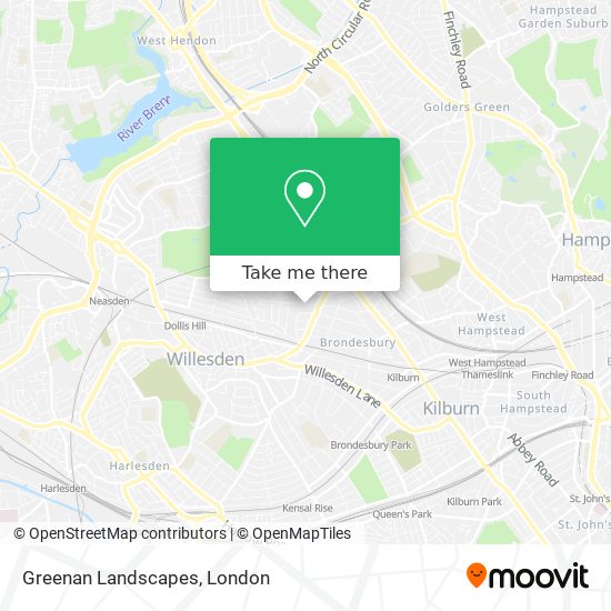 Greenan Landscapes map