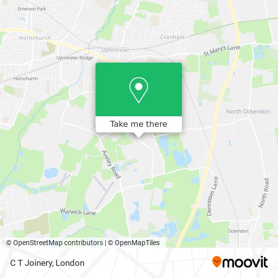 C T Joinery map