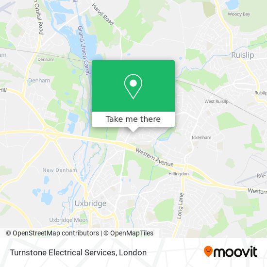 Turnstone Electrical Services map