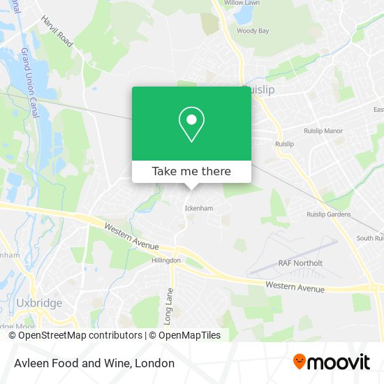 Avleen Food and Wine map