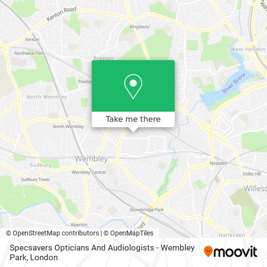 Specsavers Opticians And Audiologists - Wembley Park map