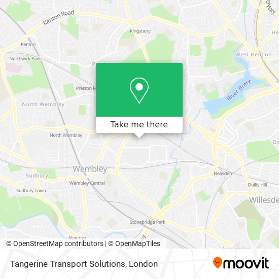 Tangerine Transport Solutions map