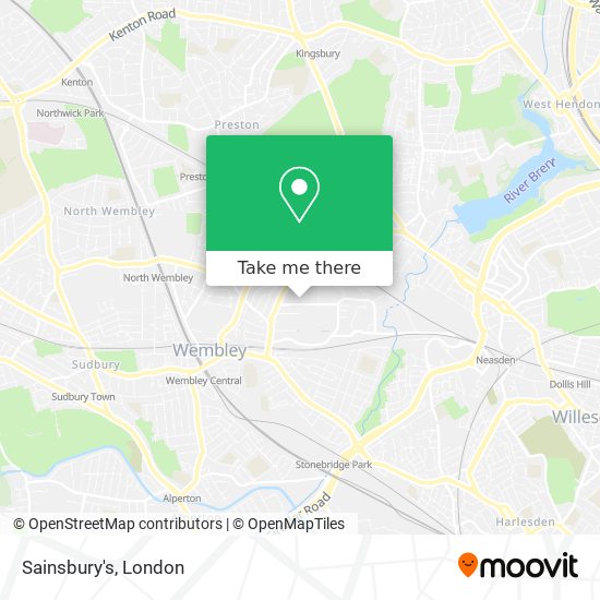 Sainsbury's map