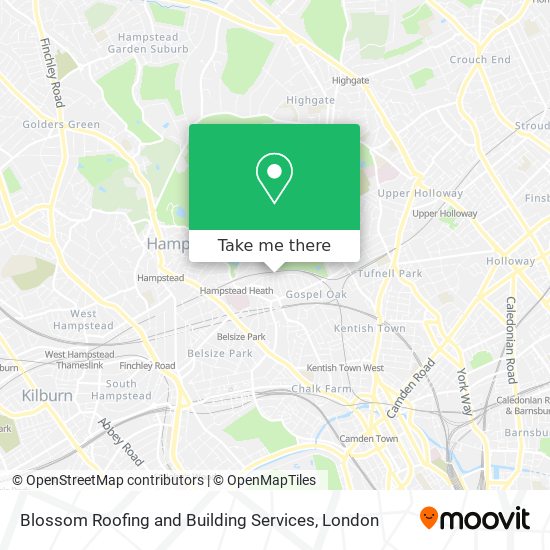 Blossom Roofing and Building Services map