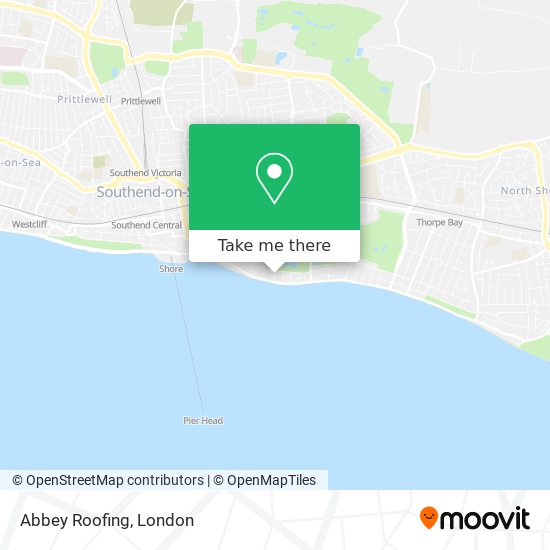 Abbey Roofing map