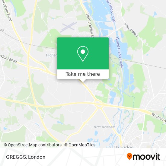 GREGGS map