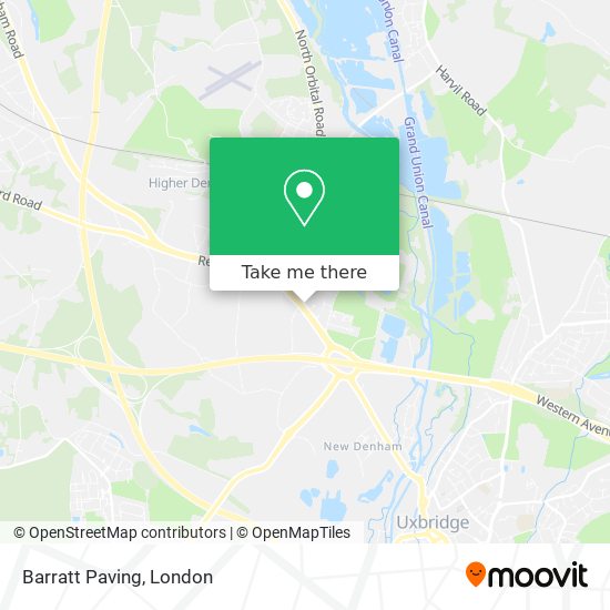 Barratt Paving map