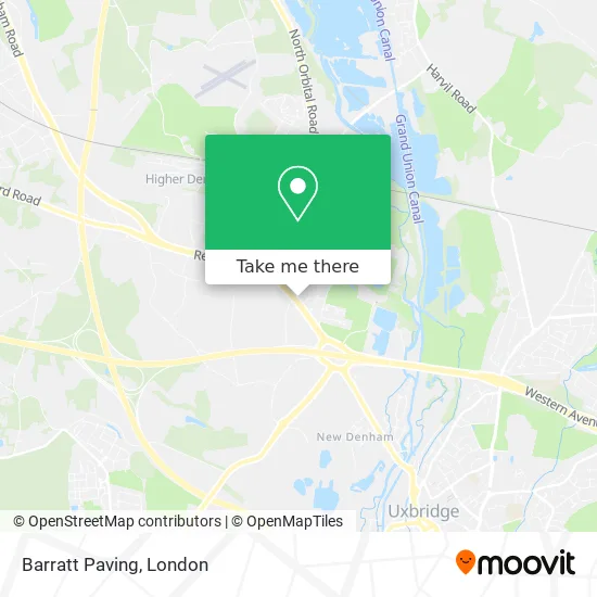 Barratt Paving map