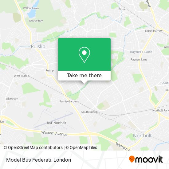 Model Bus Federati map