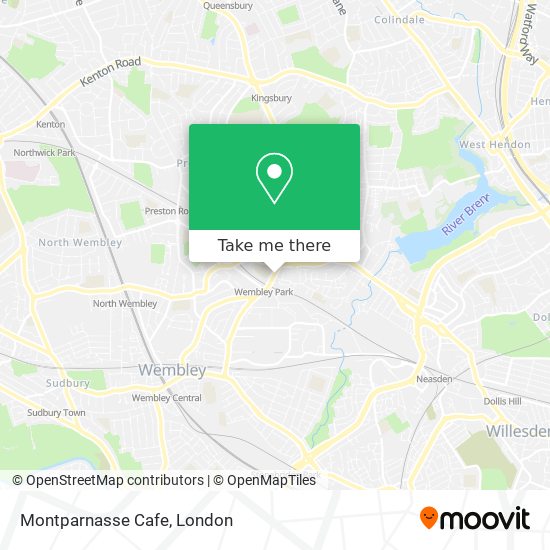 Montparnasse Cafe map