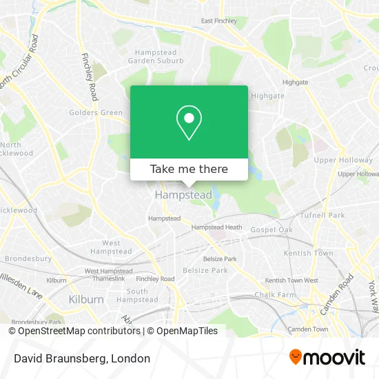 David Braunsberg map