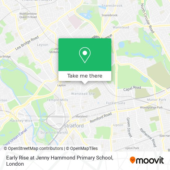 Early Rise at Jenny Hammond Primary School map