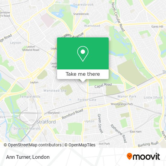 Ann Turner map