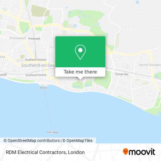 RDM Electrical Contractors map