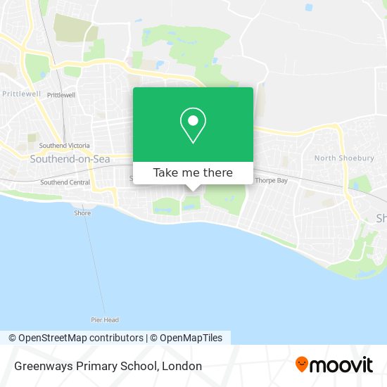 Greenways Primary School map