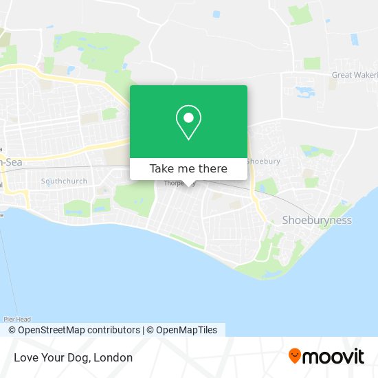 Love Your Dog map