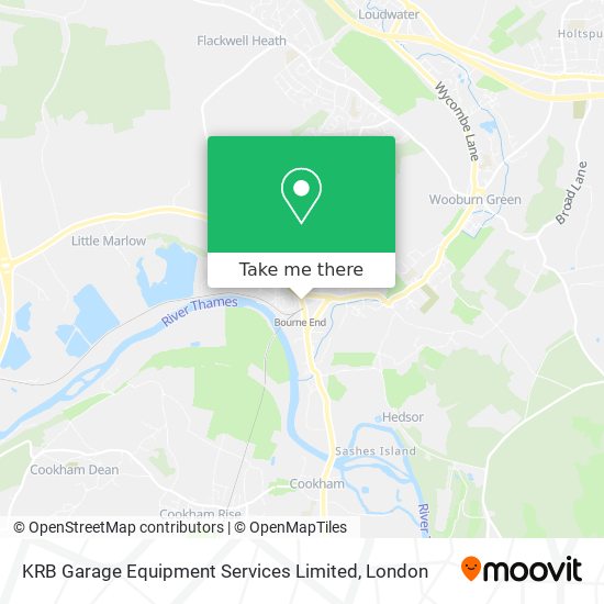 KRB Garage Equipment Services Limited map