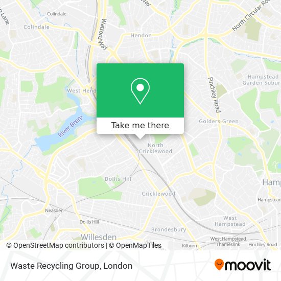 Waste Recycling Group map
