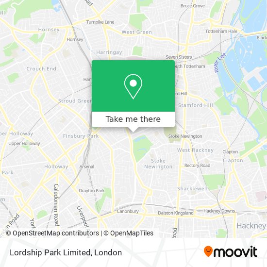 Lordship Park Limited map