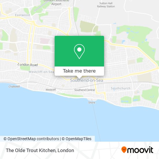 The Olde Trout Kitchen map