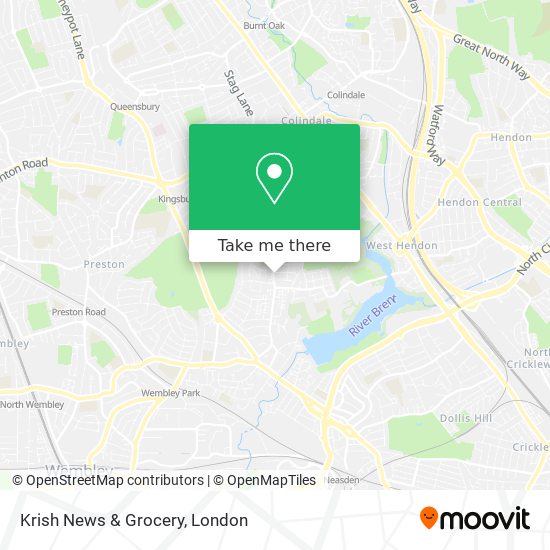 Krish News & Grocery map