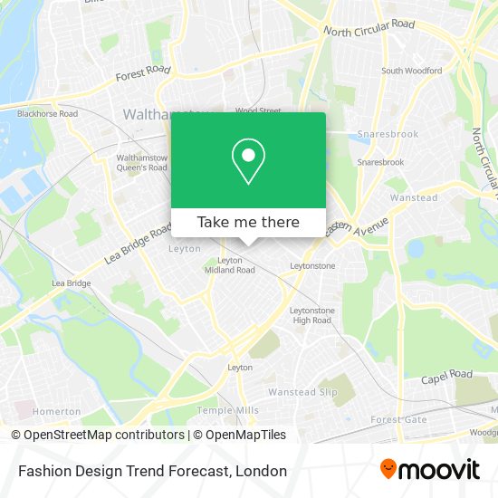 Fashion Design Trend Forecast map