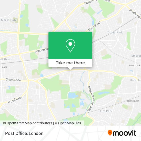 Post Office map
