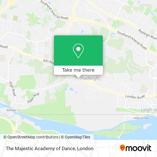 The Majestic Academy of Dance map