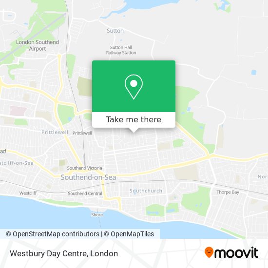 Westbury Day Centre map