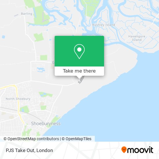 PJS Take Out map