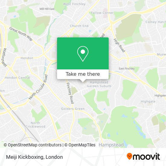 Meiji Kickboxing map