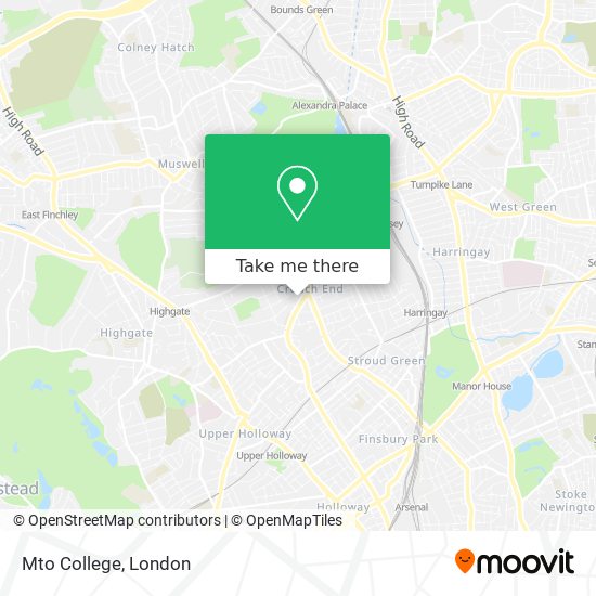Mto College map