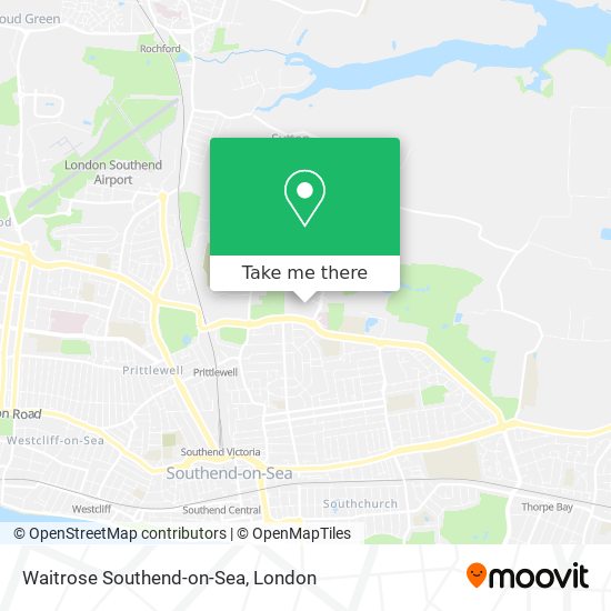 Waitrose Southend-on-Sea map