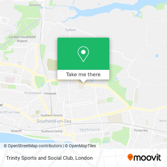 Trinity Sports and Social Club map