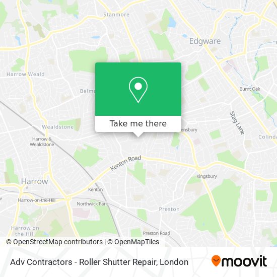 Adv Contractors - Roller Shutter Repair map