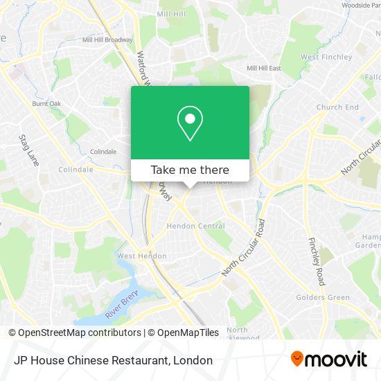 JP House Chinese Restaurant map